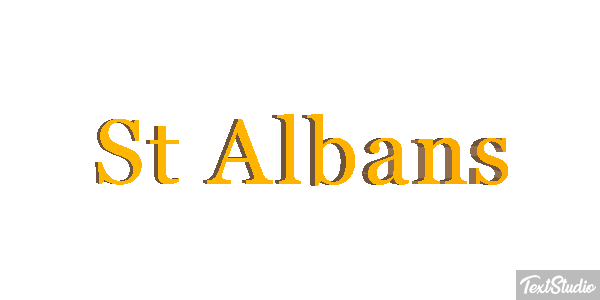 St Albans Efecto de texto