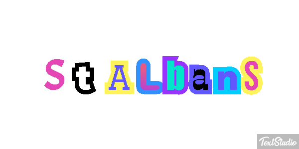 St Albans Efecto de texto