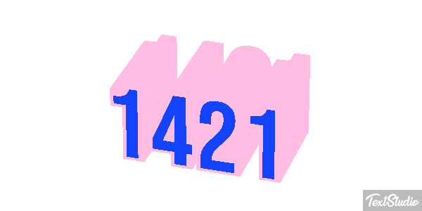 1421 Tekst effect