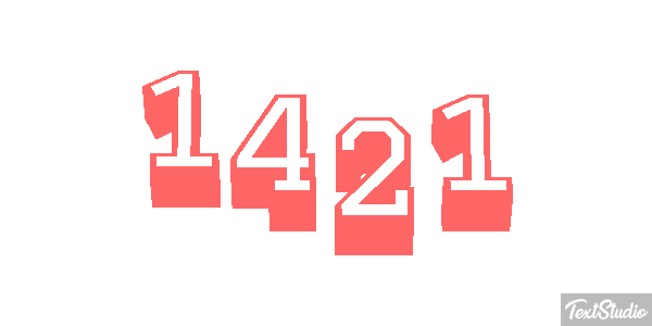 1421 Tekst effect