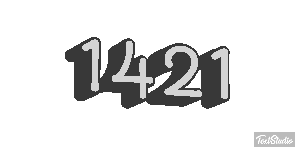 1421 Tekst effect