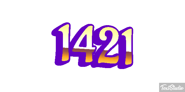 1421 Tekst effect