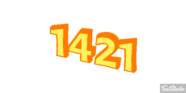 1421 Tekst effect