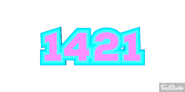 1421 Tekst effect