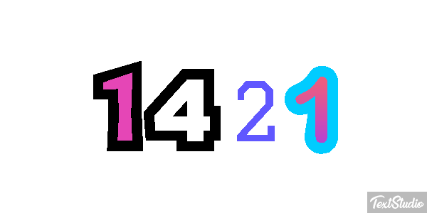 1421 Tekst effect
