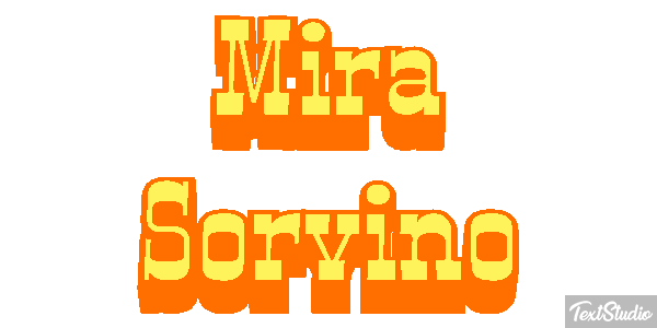 Mira Sorvino Texteffekt