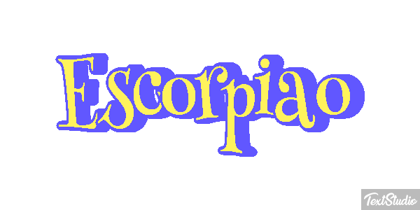 Escorpião テキスト効果