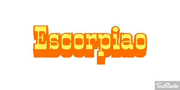 Escorpião テキスト効果