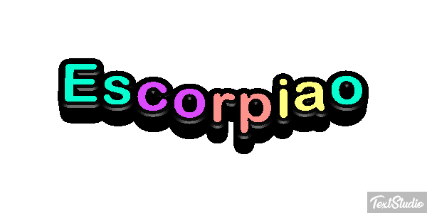 Escorpião テキスト効果