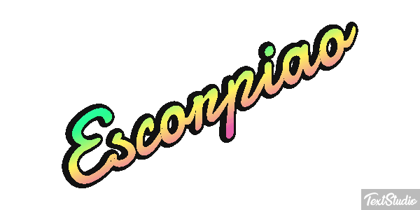 Escorpião テキスト効果