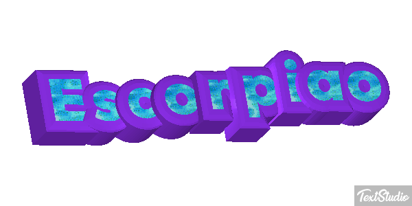 Escorpião テキスト効果