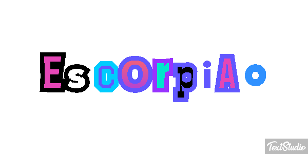 Escorpião テキスト効果