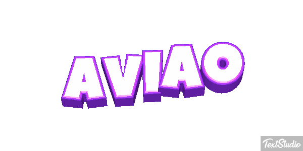 Avião Text effect