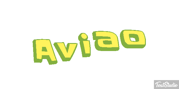 Avião Text effect