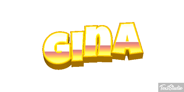 Gina Efecto de texto
