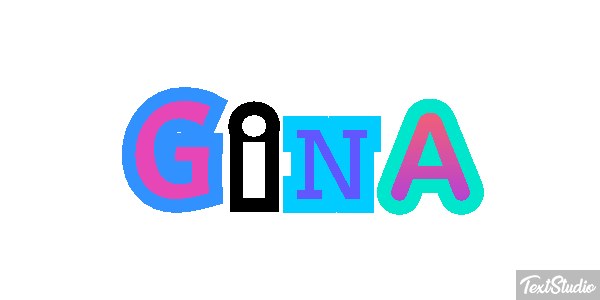 Gina Efecto de texto