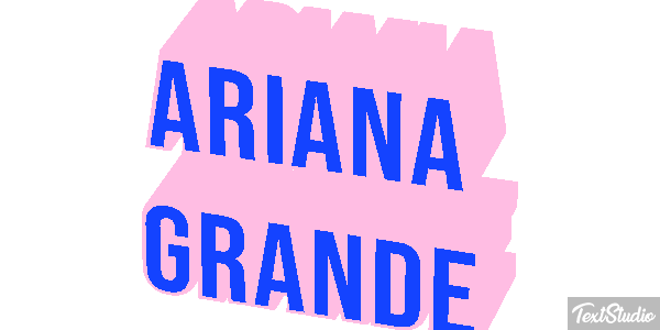 Ariana Grande Text effect