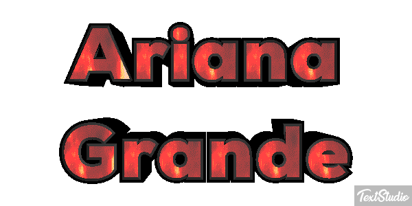 Ariana Grande Text effect