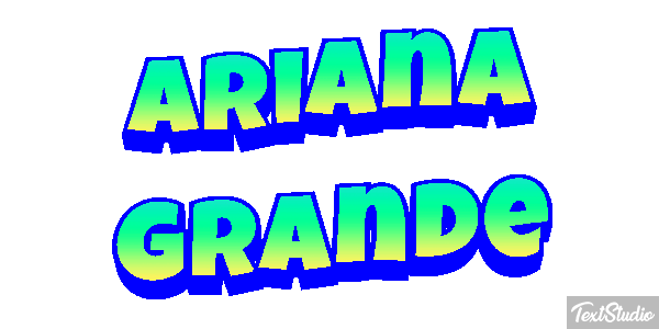 Ariana Grande Text effect