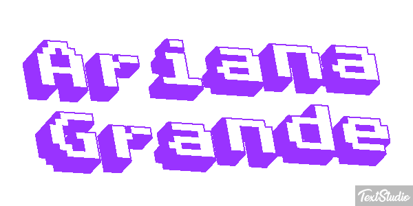 Ariana Grande Text effect