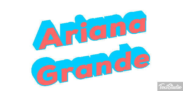 Ariana Grande Text effect