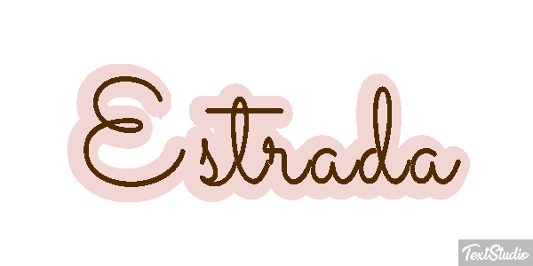Estrada Текстовый эффект