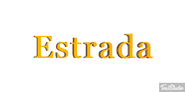 Estrada Текстовый эффект
