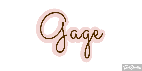 Gage Efekt tekstowy