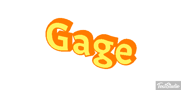 Gage Efekt tekstowy