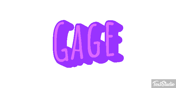 Gage Efekt tekstowy