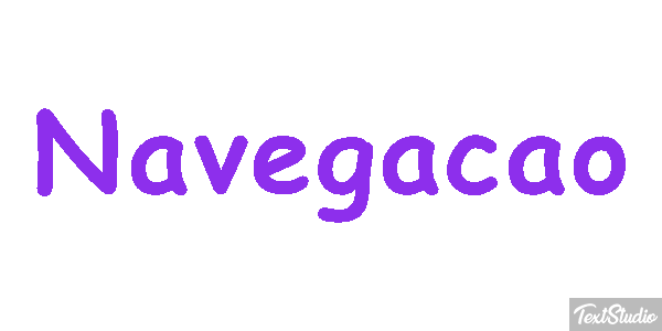 Navegação Efeito do texto