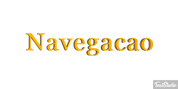Navegação Efeito do texto