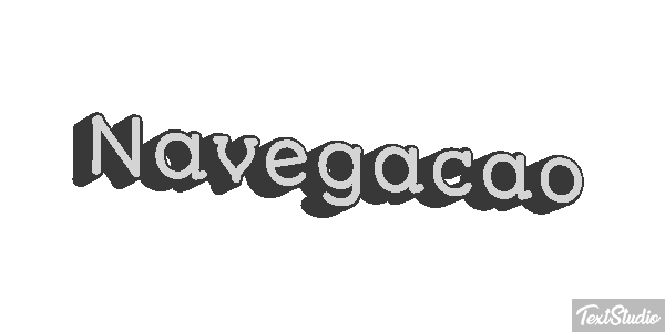 Navegação Efeito do texto