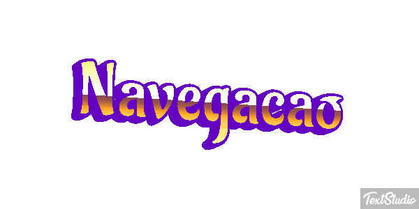 Navegação Efeito do texto