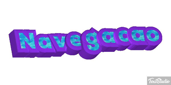 Navegação Efeito do texto