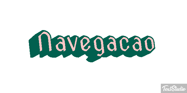 Navegação Efeito do texto