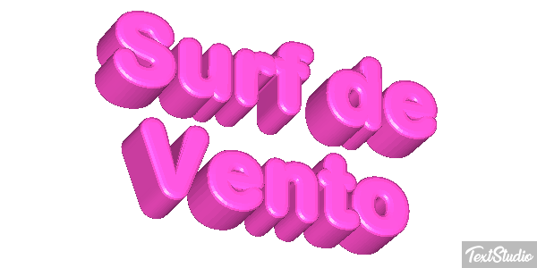 Surf de Vento Efeito do texto