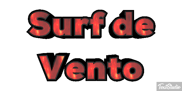 Surf de Vento Efeito do texto