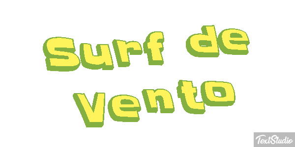 Surf de Vento Efeito do texto