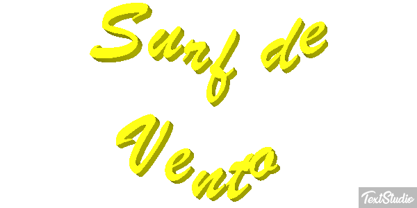 Surf de Vento Efeito do texto