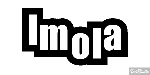 Imola Efecto de texto