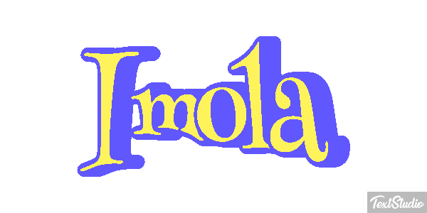 Imola Efecto de texto