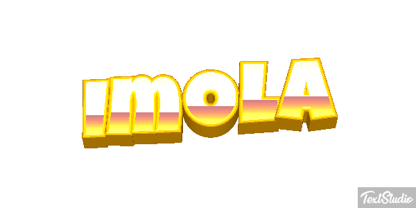 Imola Efecto de texto