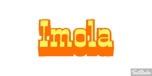 Imola Efecto de texto