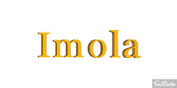 Imola Efecto de texto