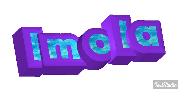 Imola Efecto de texto