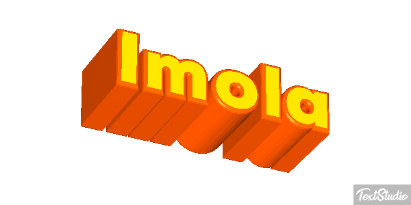 Imola Efecto de texto