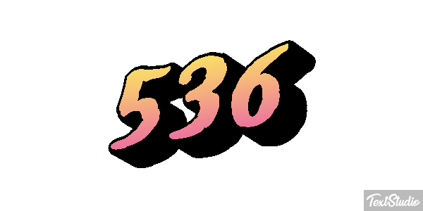 536 Metin efekti