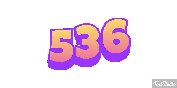 536 Metin efekti