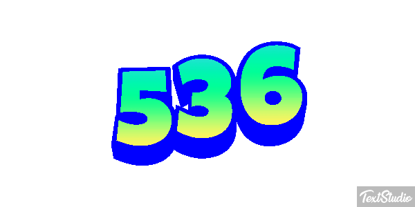 536 Metin efekti